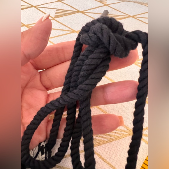 Ramy Brook Irina Floral Crochet Halter Black & White Mini Dress Size S/P - Picture 11 of 14